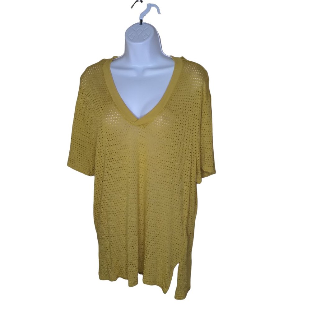 Free People Movement flowy short sleeve shirt